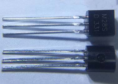 La plastica dei transistor di potenza TO-92 di punta di M28S NPN ha incapsulato il palladio 625mW